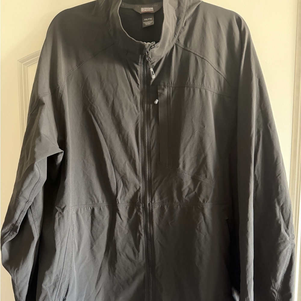 Outdoor Research Men’s Lightweight Training Jacket Gray XXL Windbreaker Athletic